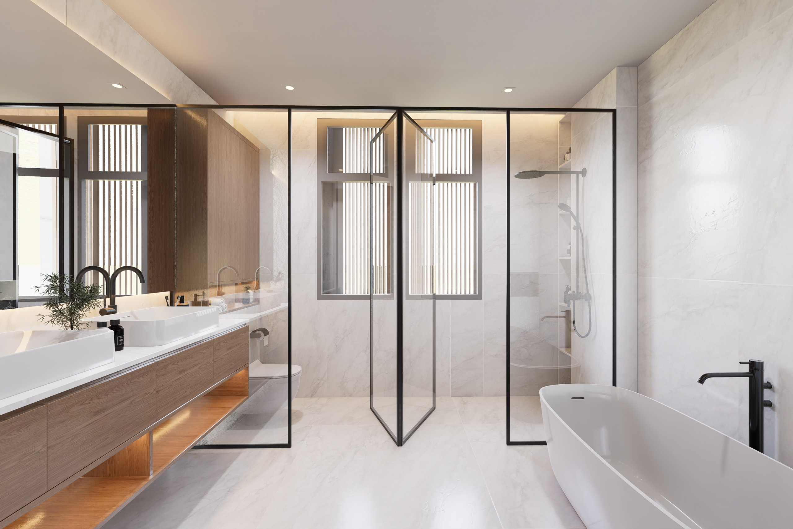 09. MASTER BED BATH ROOM VIEW 1a scaled