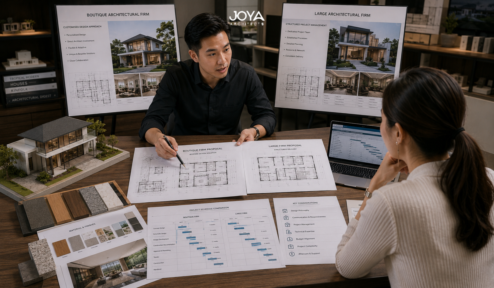 boutique vs large architects