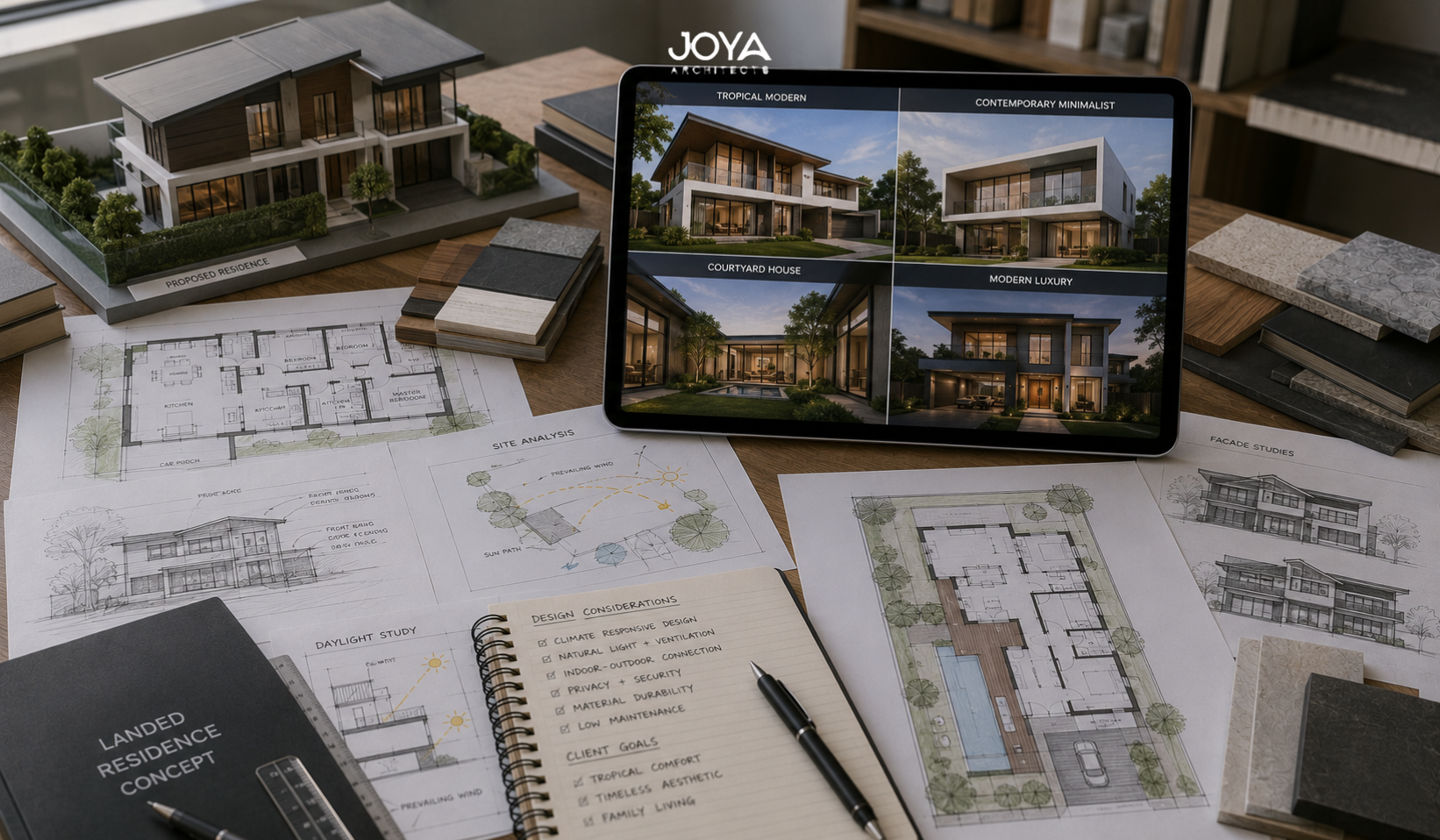 singapore landed house design