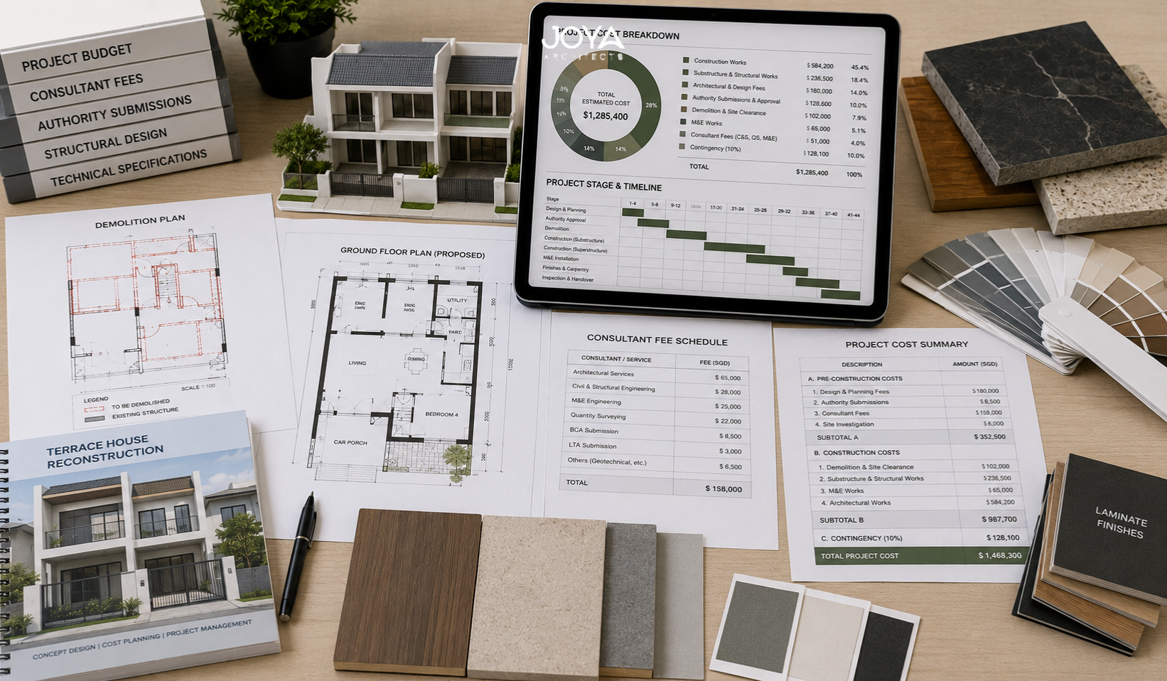 terrace house reconstruction cost singapore